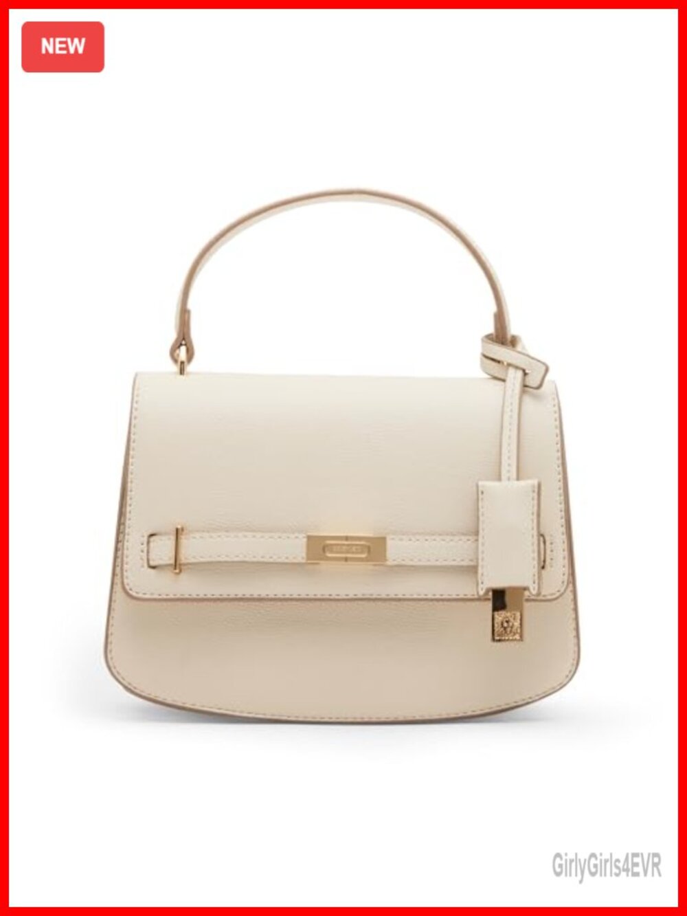 Womens Saddle Crossbody Bag Removable Strap Polyester Lined Convertible